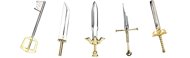 Illustration for article titled Slay Your Next Job Interview With a Legend of Zelda or Thundercats Tie Clip Sword